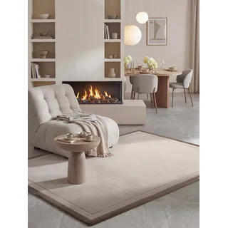 Villeroy & Boch Niko Wollteppich 120 x 170 cm Creme Braun