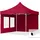 Faltpavillon 3 x 3 m inkl. 2 Seitenteile Rot