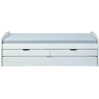 Interlink Jugendbett RIED 90 x 200 cm Kiefer massiv weiß