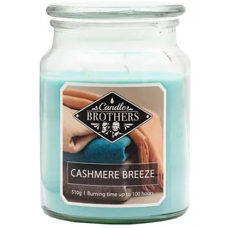 Duftkerze CandleBrothers , Grün , Naturmaterialen, Glas, Textil , 13 cm , Dekoration, Kerzen & Kerzenhalter, Duftkerzen