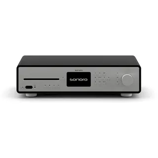 Sonoro Maestro Quantum HiFi-Receiver mit CD Player, Bluetooth und Internetradio - Schwarz