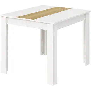 Esstisch Küchentisch 80x80 Disalo - Weiß