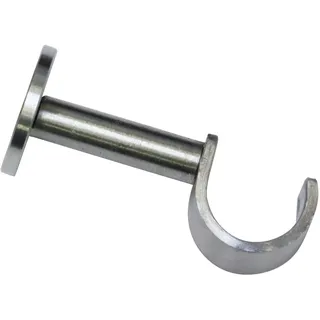 GARDINIA Wandträger New York 1-Lauf für Ø 12 mm, Edelstahl,