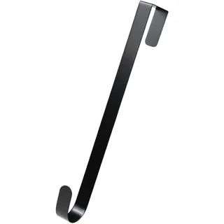 Türkranz Haken Türhaken Lang Türkranzhalter für Haustür Außen Türhaken zum Einhängen Metall Kleiderhaken Tür Weihnachtskranzaufhänger Wreath Hanger for Front Door für Weihnachten Hochzeit Dekor