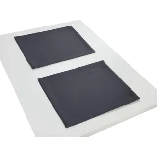 Platzset ADAM "Uni Collection Light" Gr. 1, blau (indigo), B:30cm L:40cm, Obermaterial: 100% Baumwolle, Platzsets, Platzset