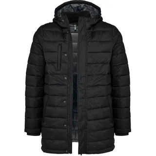 Kariban Leichter Herren-Daunenparka mit Kapuze - Schwarz