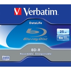 Verbatim DataLife BD-R BD-R 25GB 1Stück(e) – Blanko-Disks (BD-R, 120 mm, 25 GB, 6 x, Schmuckschatulle, 1 Stück (S))