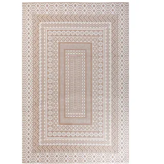 Beliani Baglar Kurzflorteppich 200 x 300 cm Beige