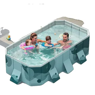 Schwimmbad, faltbares Design, langlebiges PVC-Material, B-b, 3.0m (286x167x50cm)