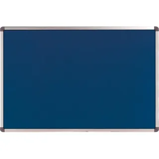 Nobo Elipse 1900915 Pinnwand Filz (Aluminiumrahmen, 900 x 600 mm) blau