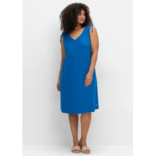 Sheego Jerseykleid »Jerseykleid«, blau