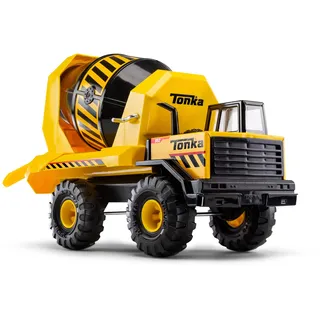 Tonka Steel Classic Riesen-Betonmischer, Tonka, Konstruktionsspielzeug für Kinder, Spielzeugfahrzeug für kreatives Spiel, Entwicklung motorischer Fähigkeiten, Geschenk für Jungen und Mädchen ab 3 Jahren