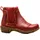 Damen Ankle Boots Yggdrasil Frauen Stiefeletten lose Einlage Kurzstiefel uebergangsschuhe uebergangsstiefel Rot Cereza 36 EU 3 UK