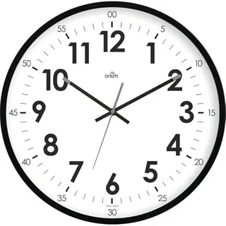 CEP Wanduhr lautlos Ø 40 cm 11251 Schwarz