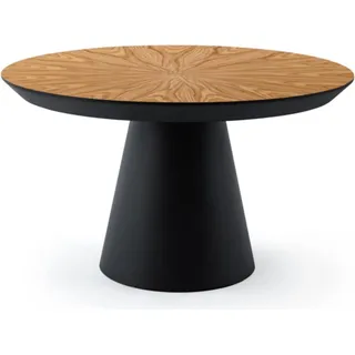 Rundtisch Runder Holztisch Designertisch Familientisch Esstisch Tisch Tische - Braun