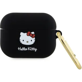 HELLO KITTY Silicone 3D Kitty Head - Etui Airpods Pro (czarny) - Schwarz