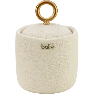 baliv Cosy Wave trend Dose Polyresin Metall Creme-Gold
