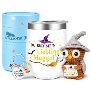 Giftota Harry Fankultur Geschenke, Du bist mein lieblings Muggle Personalisiert Geschenkset Zauber Thema, Beste Freundin Geschenke für Freundin, Geburtstagsgeschenk, Idee für Halloween, Geburtstag