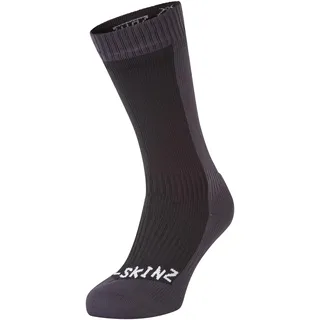 SealSkinz Cold Weather Knee Socken Schwarz/Grau 36-38