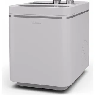 Klarstein IceCraft Eiswürfelmaschine – 12 kg/24 h, Eiswürfel in 6 Minuten, 2 Größen, Automatische Reinigung, Eiswürfelbereiter für Küche & Bar, 150 W, Eiswürfelspender, Weiß - Weiß