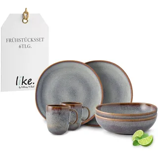 Villeroy & Boch Lave Frühstücksset 6-tlg. beige