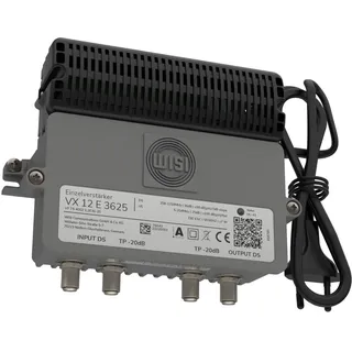 WISI VX12E3625 Hausanschlussverstärker 36 dB, ortsgespeist 76835 VX 12 E 3625