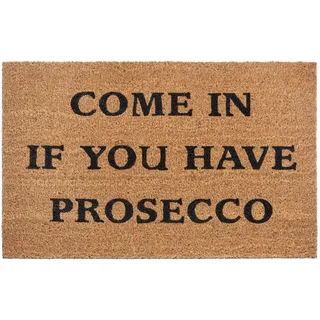 HANSE HOME Fußmatte »Mix Mats Kokos Prosecco, Türmatte« rechteckig 15 mm Höhe Kokos, Schmutzfangmatte, Outdoor, Rutschfest, Innen, Kokosmatte, Flur, braun