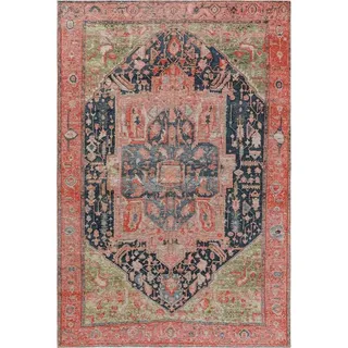 benuta Teppich Stay, rechteckig, Höhe: 5 mm, Kunstfaser, Berber, Ethno-Style, Wohnzimmer rosa 75 cm x 165 cm x 5 mm