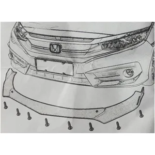 Frontspoiler Diffusor Splitter Front Lip Flaps Apron für Mercedes Sprinter 2T