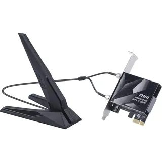 MSI Herald WiFi 7 PCIe-Karte für Desktop-PCs BE9400 Tri-Band, Bluetooth 5.4, 6 GHz, MLO, 320 MHz, 5,8 Gbit/s