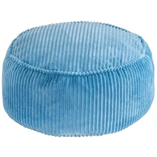HOME DELUXE Sitzsack Hocker CALM - Blau 42 x 42 x 25 cm - Blau