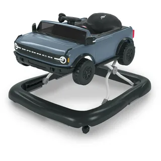 Bright Starts Ford Bronco 4-in-1 Spielmöglichkeiten Baby Lauflernwagen, Area 51 Blau, Unisex, Alter 6 Monate +
