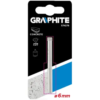 GRAPHITE diamond box drill 6x30mm für steine ??und fliesen wassergekühlt
