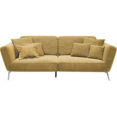 Bild von Big-Sofa »SO 4500«, Füße in zwei Farben, wahlweise mit Kopftütze, Breite 260cm gelb