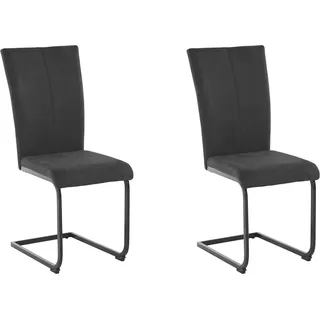 OTTO home Freischwinger Oliver Polyester schwarz 2er Set