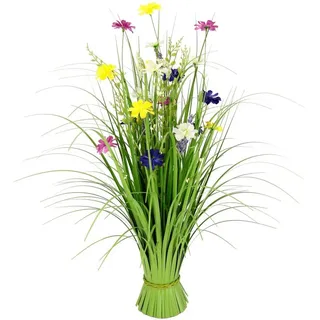 I.GE.A. Kunstgras »Mit Cosmeablüten, Höhe 68 cm