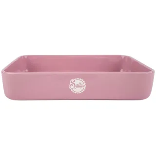 Sallys Stoneware Ofenform - eckig - Ruby Rose - Groß