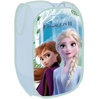 Superdiver Faltbarer Pop-Up Korb für Kinder mit Griffen – Disney Frozen 2-Motiv I Wäschekorb I Organisationskorb für Kleidung und Spielzeug (58 x 36 x 36) Kinderzimmer I Behälter für Mädchenzimmer