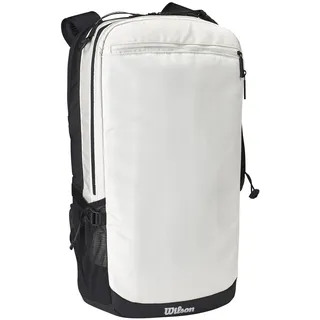 Wilson Volleyball-Rucksack Shoreline, Gen Green, Außenmaterial und Innenschicht aus recyceltem Polyester, Sandfest für Beachvolleyball, Laptop-Rucksack, Beige