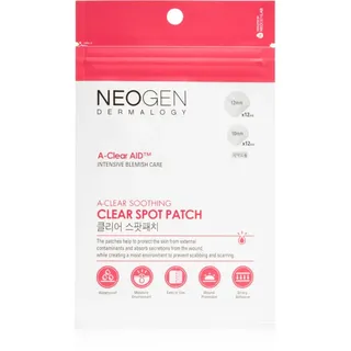 Neogen Dermalogy A-Clear Soothing Spot Patch reinigendes Pflaster für Aknehaut 24 St.
