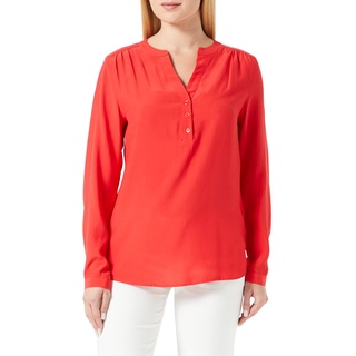 Seidensticker Damen Regular Fit Langarm Bluse, Rot, 42