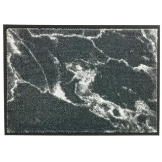 Schöner Wohnen SCHÖNER WOHNEN-Kollektion Fußmatte »Miami«, Höhe: Schmutzfangmatte, waschbar, grau