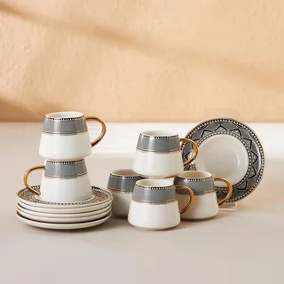 KARACA Espressotasse 0,1 l Weiß 6 St.