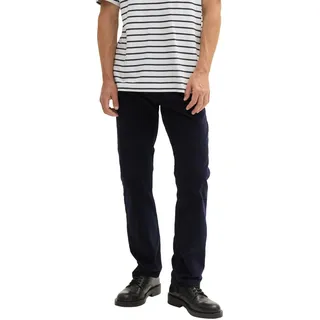 TOM TAILOR Herren Marvin Straight Hose aus Cord, 10668 - Sky Captain Blue, 33/32