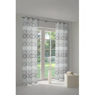 Wirth Vorhang WIRTH "Zirbello" Gr. 1, grün (mint), B:132cm H:145cm, Jacquard, Baumwolle, Polyester, Gardinen