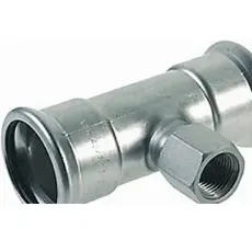 VSH, Rohrverbindungstechnik, T-Stück Muffe/Muffe 18 mm X 1/2X18 mm säurefest (T-Verbindung)