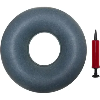 Hämorrhoiden Sitzkissen, Sitzring Nach Op Steißbeinkissen Grau, Sitzring Aufblasbar Mit Pumpe, Donut Kissen Sitzkringel Für Steißbein Entlastung, Sitzkissen Gegen Schmerzen Büro Auto Rollstuhl Reise