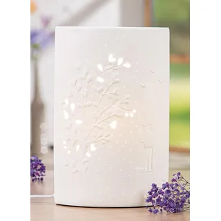 GILDE Tischlampe Tischleuchte Moments Höhe 28 cm