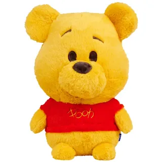 Disney Huggables Winnie Puuh Plüschfigur 35 cm – großes Kuscheltier Bär zum Sammeln und Spielen, extra weicher Stoff, detailreicher Charakter, Fanartikel für Kinder und Fans