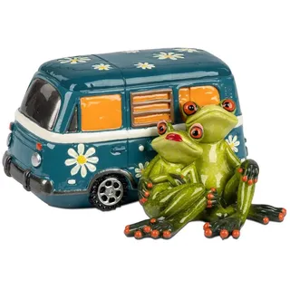 Formano Froschpaar Frosch aus Froschhausen Camper Bus Kunststein